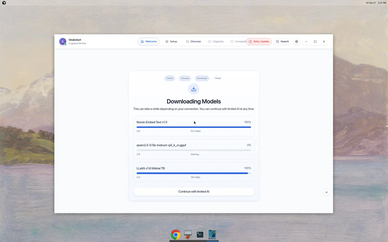 Model Download Progress
